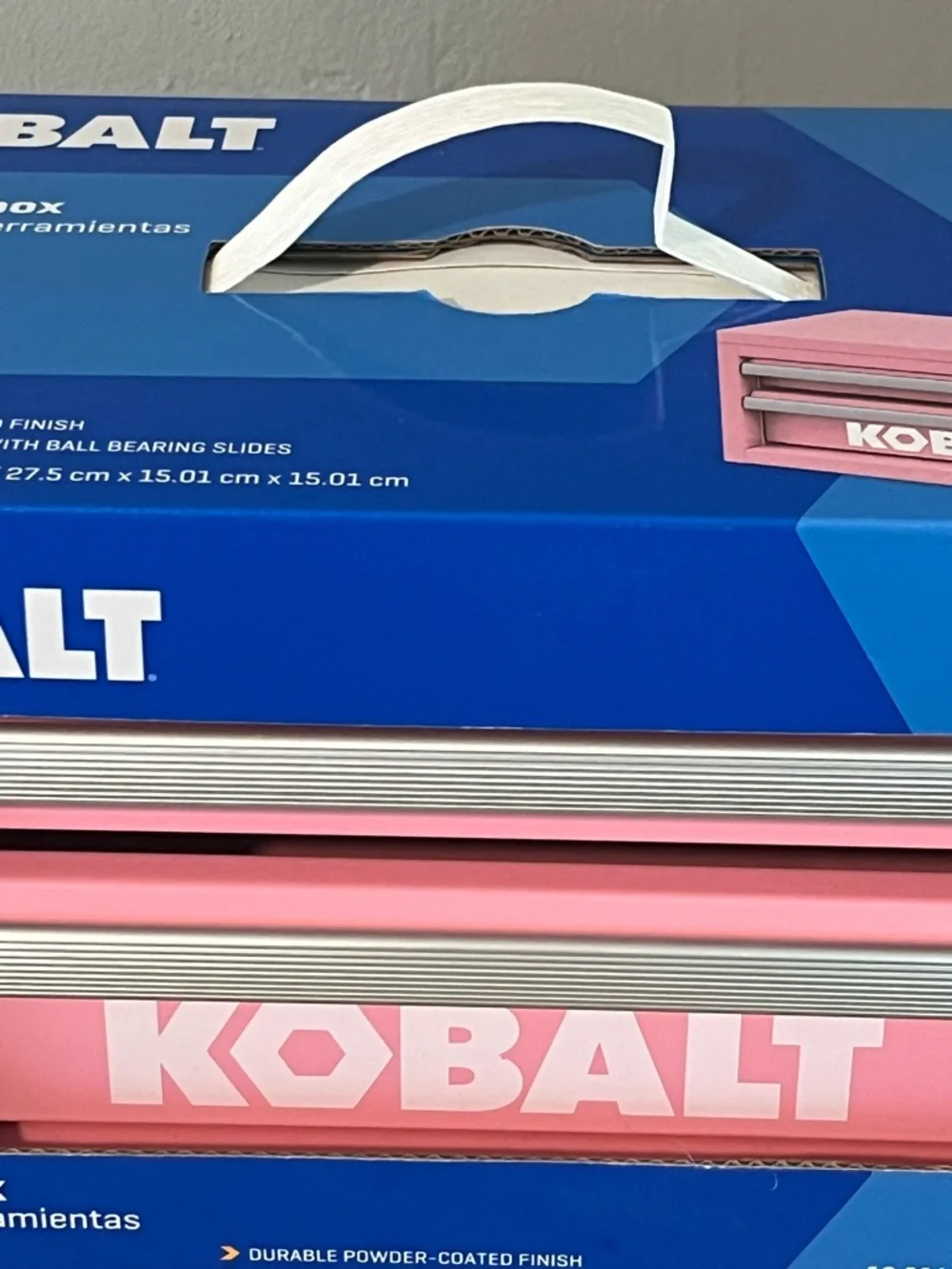 Pink Kobalt Mini Toolbox 2 Drawer Steel NEW Limited Edition #6786849